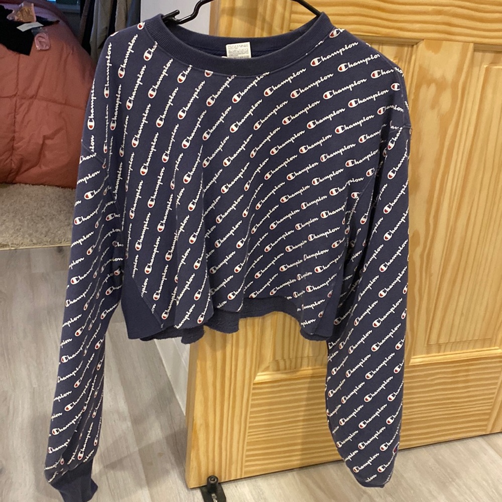 Champion crewneck sweatshirt slightly cropped